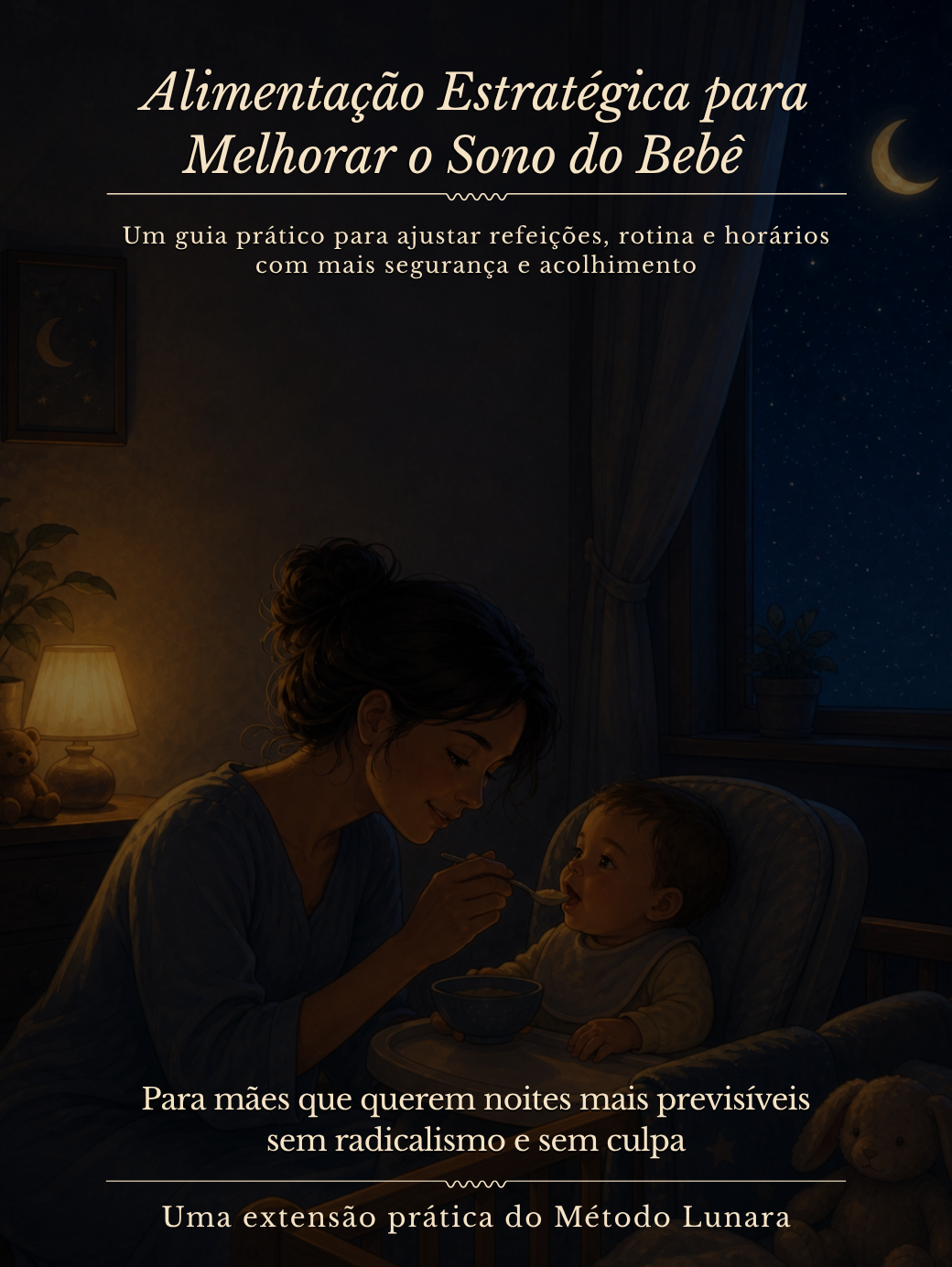 Imagem de apresentação: Alimentação Estratégica para Melhorar o Sono do Bebê